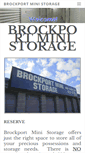 Mobile Screenshot of brockportministorage.com