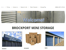 Tablet Screenshot of brockportministorage.com